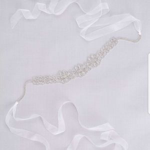 Wedding dress sash